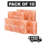 Himalayan Pink Salt Tiles 8"X4"X1" Pack Of 10 Natural Sauna Spa Wall Bricks New. Price: $77.99.