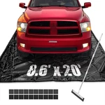 Containment Mat Garage Floor For Suv Snow Mud Rain Compact Size 8'6"X20' New. Price: $89.90.