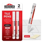 X-protector Water Based Grout Marker 2 Pcs With 8 Tips, White New. Price: $18.06.
