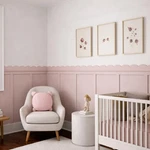 12PCS 47''X0.35''X2.35'' Scalloped Board And Batten Wall Panel Kit With Decor... New. Price: $101.73.