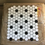 Somertile Floor Retro Hex 10.25" 11.75" 50 Sheets New. Price: $240.00.