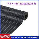16/18/20/22/25FT Garage Mat 2.8MM Flooring Roll Diamond Plate Pvc Rubber New. Price: $129.99.
