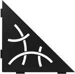 Schluter Systems Triangular Corner Shelf-e Curve Design Matte Black SES1D6MGS New. Price: $80.96.