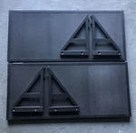 Gladiator Wall Mounted Shelves 2PK 45 Wx 20 16 Steel Garage Shelf & Brckts Used. Price: $124.95.