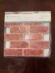 Commomy 3D Faux Brick Wall Panels 11.8" Pvc, Peel And Stick, 10PCS New. Price: $29.99.