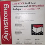 New Old Stock Armstrong Self Stick Vinyl Wall Base 4"X20' Gray Roll Solarium. Price: $25.00.