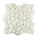 White Pebble Natural Stone Mosaic Wall & Floor Tile ($11.50/SQFT) New. Price: $57.50.
