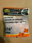 M-d Building Products #49164 3/16 In. Tile Spacers, 150/BAG New. Price: $6.94.
