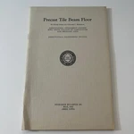 Precast Tile Beam Floor Henry Giese 1949 Ames Ia Research Bulletin TK2-XB1. Price: $13.50.