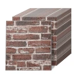 Greymond 3D Wall Panels Peel And Stick In Red White Stone, 10PCS, Brick New. Price: $29.90.