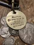 Harper Chevrolet & Gmc Minden, La. AM8-3324 Solid Brass Key Fob New. Price: $24.95.