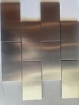 3X6 Inch Aluminum Mosaic On Ceramic Tile Backing Mesh Mounted Kitchen Backsplash New. Price: $18.00.