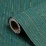 Biyoee Teal Grasscloth Peel And Stick Wallpaper Set Of 23.6" X 480" Self-adhes New. Price: $106.30.