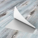Peel And Stick Blue Reclaimed Wood Vinyl Tiles - 30 Pcs Waterproof Planks New. Price: $99.99.
