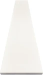 Tenedos Solid White Engineered Marble Doorway Floor Threshold Saddle Polished, New. Price: $233.20.