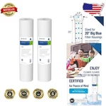 Pentek DGD-7525-20 Big Blue Water Filter Pack Micron High-flow Sedim... New. Price: $138.59.