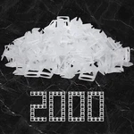 Eunice Tile Leveling System- 2000 Piece Clips 1/8", Levele... New. Price: $53.80.