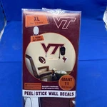 Virginia Tech Peel & Stick 11 Wall Decals Xl 33" 15" Removable Repositionable New. Price: $19.99.