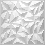 ART3D Textures Wall Panels White Diamond Design For Interior Decor Pack New. Price: $51.99.