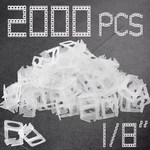 1/8" Tile Leveling System Spacers 2000 Pcs Clips Kit Prevent Ti... New. Price: $42.27.