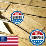 Diflart Peel And Stick Beveled Mirror Tile Light Antique Gold 4X12 Inch New. Price: $88.19.