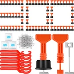 Honoson Tile Leveling System Kit With 300 Pcs 1/16" Leveler 1500 Spacer New. Price: $45.67.