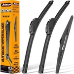 Autoboo 26"+16" Windshield Wipers With 14" Rear Blade Replacement For H... New. Price: $32.64.
