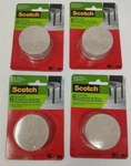 Pack! 3M Scotch 24 Felt Pads Total Protects Floors And Furniture Hardwood New. Price: $5.99.