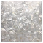 ART3D Mother Of Pearl Seamless Mosaic Tile For Kitchen Backsplash White 12X12IN New. Price: $99.99.
