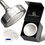 Aquahomegroup - Filtered Shower Head Chrome & 2 Vitamin C+e+a Filter, New. Price: $55.98.