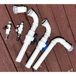 Pool Valves For Pvc Pipe Filter System Setup Shutoff Intex Nuts Swimming Used. Price: $19.99.