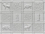 Shanko SK612 Gwen's Cabin Stamped Metal Nail-up Tin Wall And Backsplash Tile ( New. Price: $289.00.