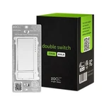 Zooz Z-wave Long Range Double Switch (white) ZEN30 800LR For Fan And Light Co... New. Price: $62.10.