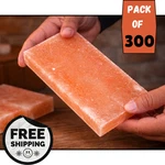 Himalayan Pink Salt Tiles 8X4X1 Pack Of 300 Bricks For Spa Sauna Wall Decor New. Price: $1799.99.
