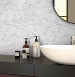 Sunwings Peel And Stick Mosaic Natural 3D Stone Self Adhesive Tiles 10.63" X 11. For. Price: $19.99.