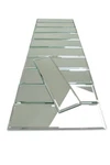 3" 10" Subway Mirror Glass Decorative Tile With Beveled Edge 55 Pieces Per Box New. Price: $109.00.
