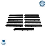 11-PIECE Black Garage Floor Edging Kit For Racedeck & More New. Price: $51.67.