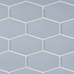 Cruz Bay Studio MKT2871 Long Hex - 11" Geometric Wall Tile Caribbean New. Price: $104.06.