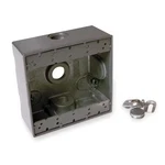 Bell Outdoor 5341-0 Weatherproof Electrical Box, 32 Cu In, Double Gang New. Price: $11.59.