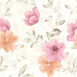 Floral Contact Paper Peel And Stick 17.71" X 118" Large Pattern New. Price: $13.11.