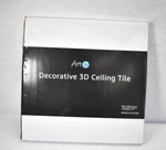 ART3D Pvc Ceiling Tiles 2' X Plastic Sheets White 12 Pack 24" Type New. Price: $62.99.
