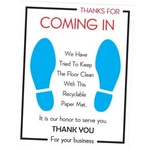 Heavy Duty Paper Floor Mats - Disposable Protector Carpet New. Price: $54.84.