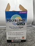 Polyblend Plus PBPG64010 Non-sanded Grout #640 Arctic White, 10LBS Open. Price: $27.00.