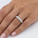 Classic Wedding Band Solid Platinum 2.50 Carat Round Natural Mined Diamond H SI2 New. Price: $4233.60.