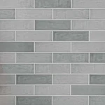 Cruz Bay Studio BE3 Bedouin - 4" X 12" Brick Wall Tile Glossy Grey New. Price: $86.52.