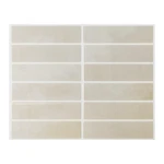 Umedol Peel And Stick Backsplash 10-SHEETS Of 11.42'' X 9'' Self-adhesive New. Price: $46.86.