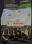 Levolution 50 Pack Part 3/16-IN Plastic Tile Spacer New. Price: $12.94.