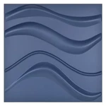 Navy Blue Waver Decorative Wall Panel 3D Tiles 19.7 X In.( 32 Sq. New. Price: $67.96.