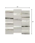 Daltile Xpress Mosaix Peel 'n Stick Daphne White Glass/marble Straight. Price: $8.99.