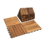 Victory Relax Acacia Wood Decking Tiles 9PCS Easy Snap Interlocking Til... New. Price: $61.13.